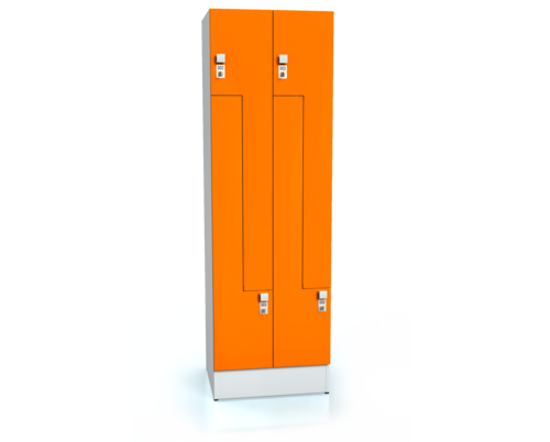 Premium lockers Z-shaped doors ALFORT AD 1920 x 600 x 520